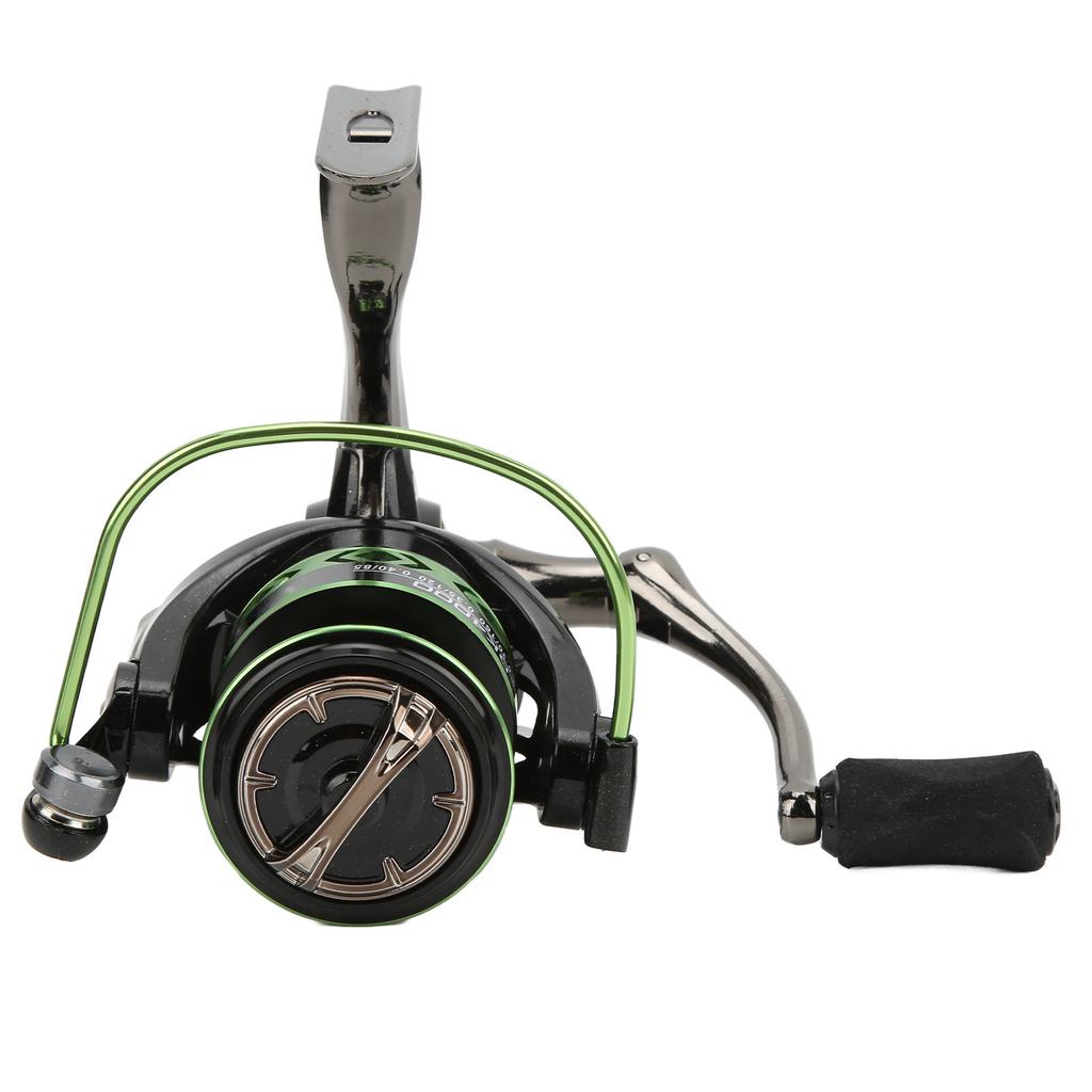 Helt Metall Fiskelina Hjul 45 grader Stor Fas 5.2:1 Spinnrulle FiskrulleDK2000