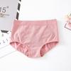 Women's seamless underwear, belly and hip lift mid-waist cotton briefs, comfortable and breathable shorts, women's underwear
