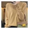 Navava Women Simple Daily Punching Round Neck Long Sleeve KniT T shirT Nk1569