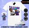 Shirt To Match Retro 5 Grape 2025 Sneaker Matching Tee Damn Meme Friday HOT ITEM Unisex T-Shirt