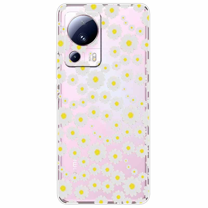For Xiaomi 13 Lite 5G Case 13Lite Clear TPU Soft Lovely Cats Silicone Print Cover for Xiaomi Mi 13 Lite Transparent Xiaomi13Lite