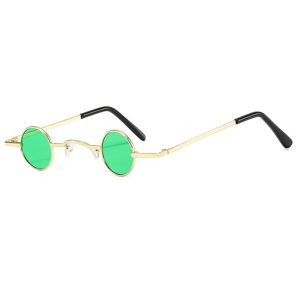 Small Frame Round Retro Sunglasses Men'S And Women'S Mini Small Round Frame Prince Glasses Glasses Hip Hop Sunglasses
