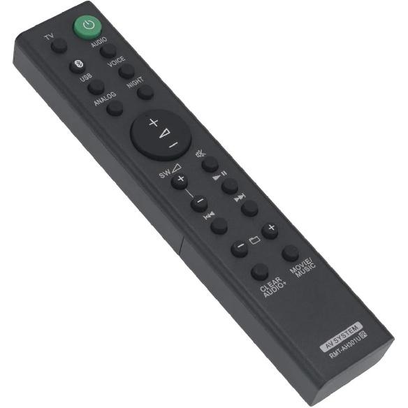 RMT-AH301U Soundbar Replacement Remote Control Applicable for Sony HT-MT300 HT-MT301 HT-MT300/B HT-MT300/W HTMT300 HTMT301 Sound Bar