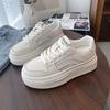 Fashion Women Platform Sneakers Casual Outdoor Simple Design Skateboard Comfortable Lace Up Sneakers Running Sports Shoes