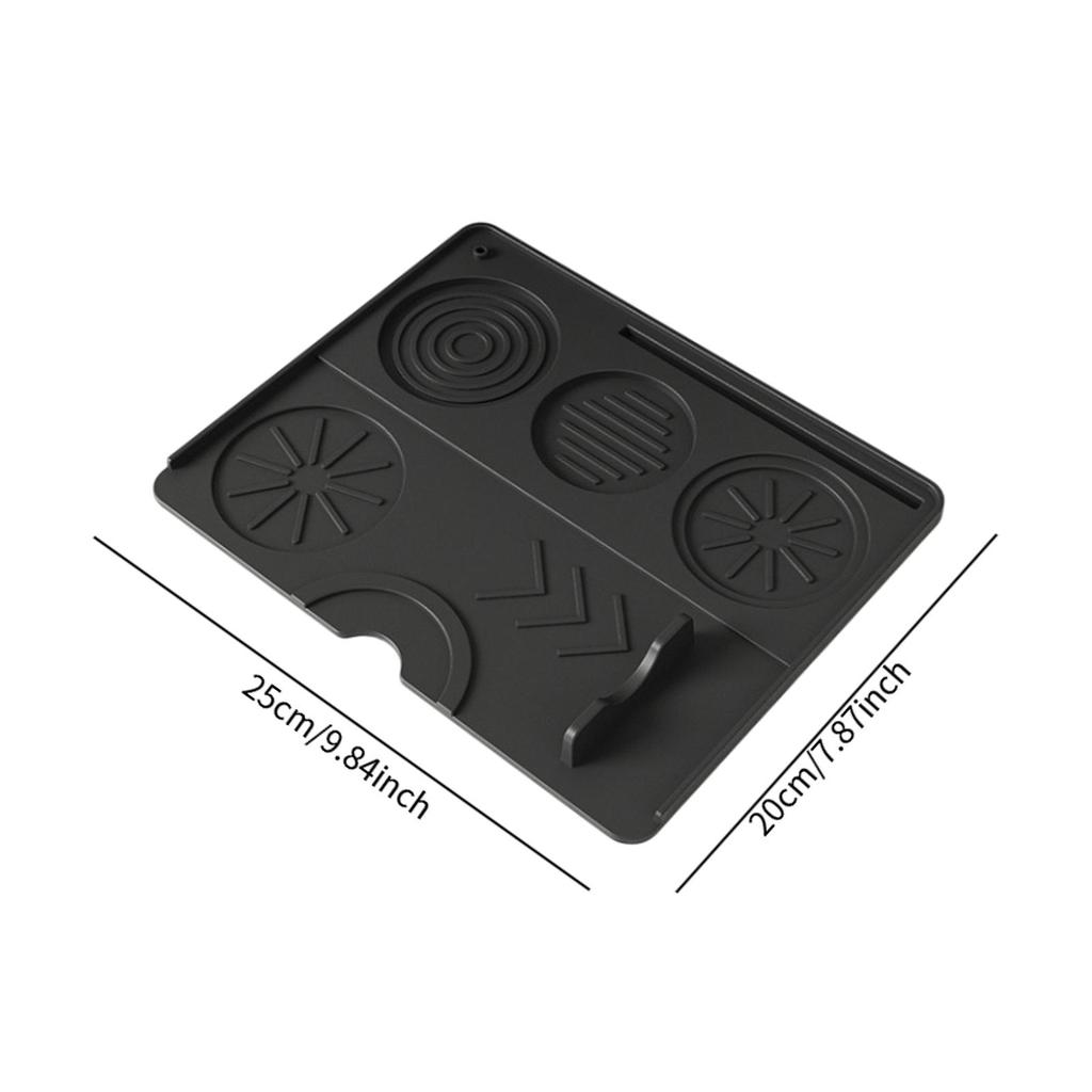 Silicone Coffee Mat Espresso Tamper Mat Coffee Tampers Pad Durability Coffee Accessory for Home Countertop