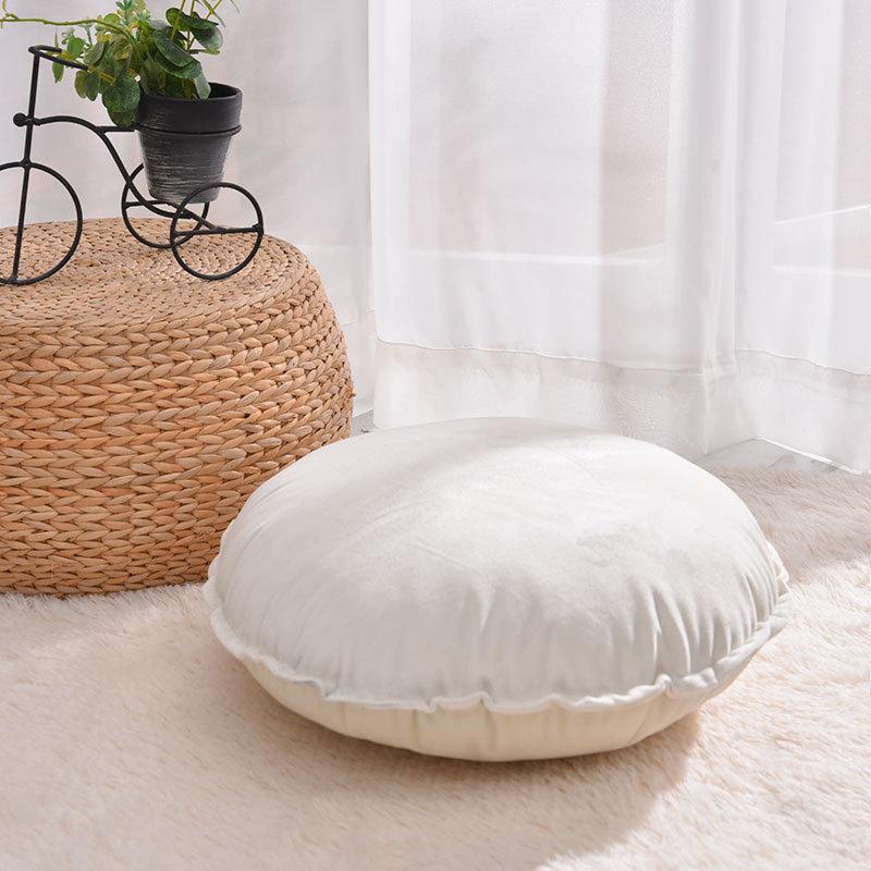 Nordic Meditation Cushion Futon Round Cushion Covers Velvet Throw Pillow Case Sofa Car Bed Decor Cushion Cover Lumbar Pillow