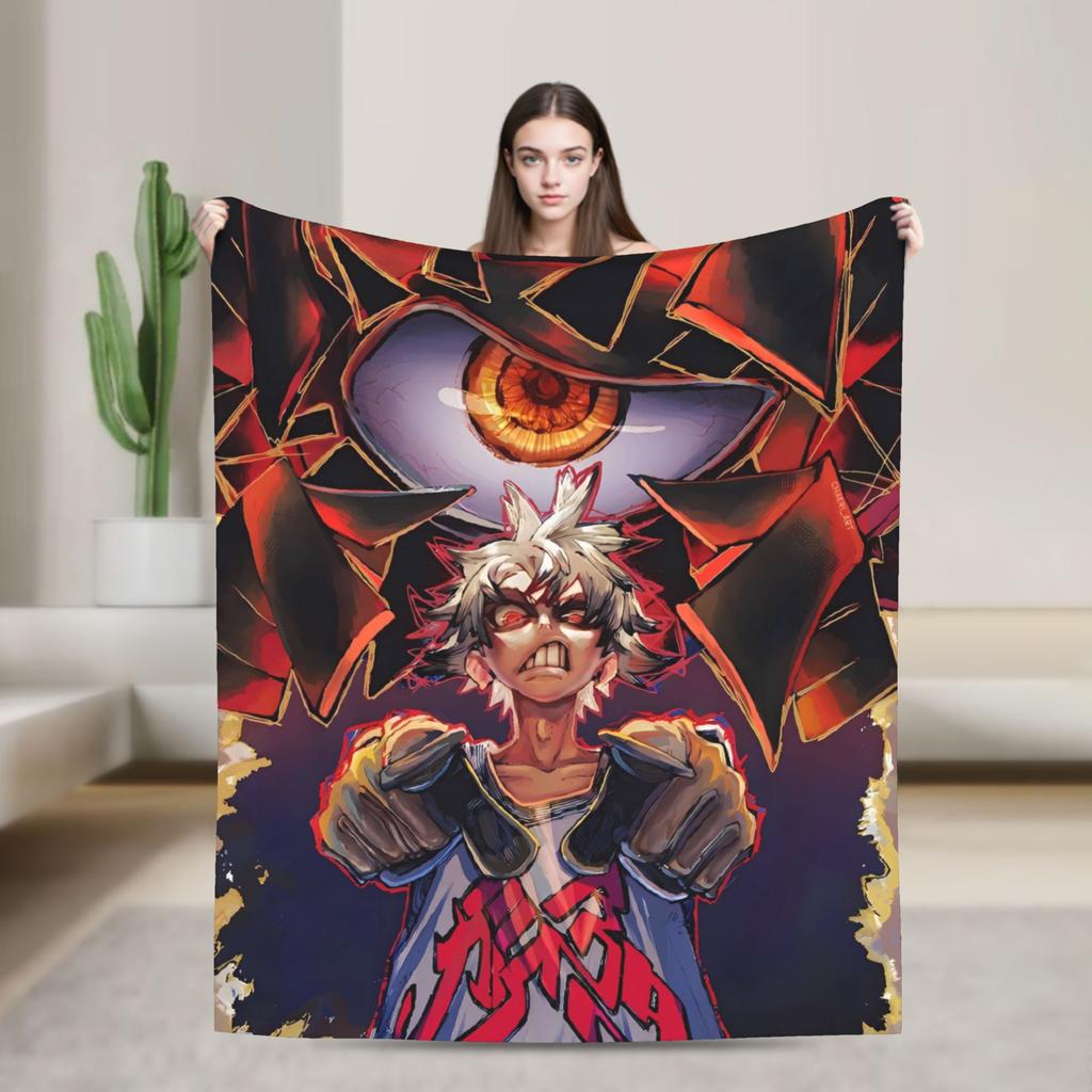 Gachiakuta Manga Rudo Decke Qualität Warm Weich Überwurfdecke Winter Flugzeugreise Wohnzimmer Lustige Tagesdecke