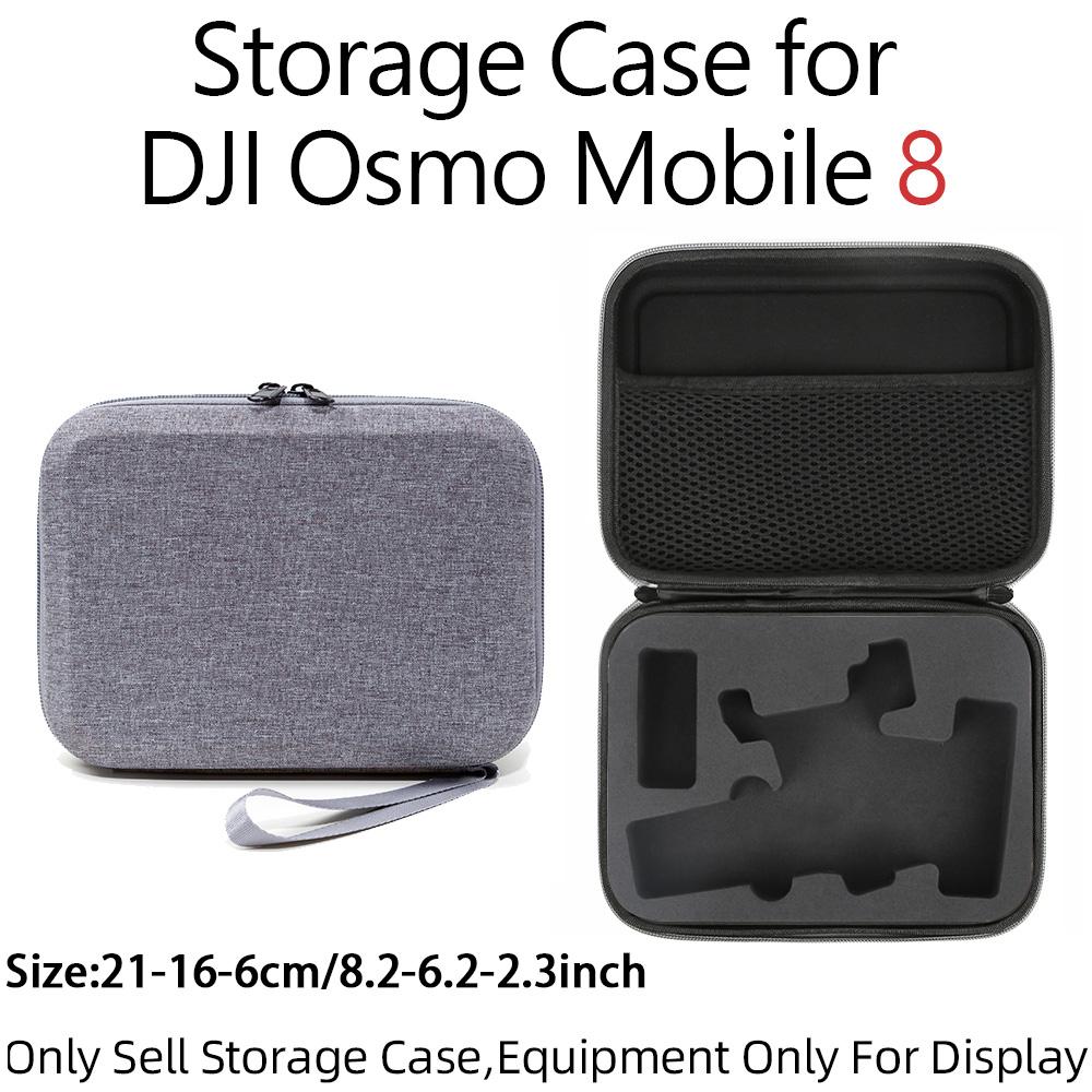 For DJI OM 8 Travel Carrying Case Portable Organizer Storage Case For DJI Osmo Mobile 8 Handheld Gimbal Accessories