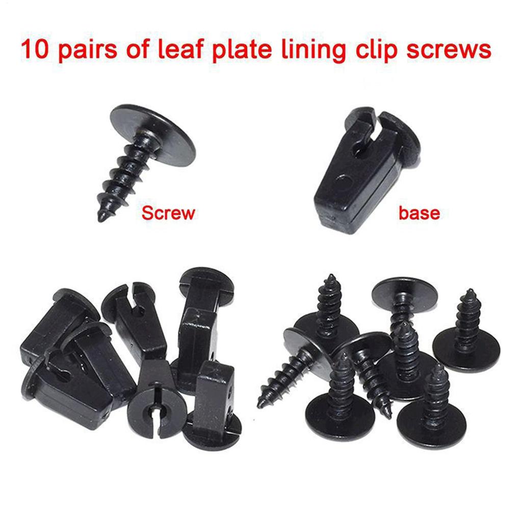 Kotflügelklammern 10er Set/20er Set Universal Autoreparaturschrauben Auto Kotflügelschrauben Für Werkstatt Fahrzeugprüfer Mechanikerwerkstatt Reparatur