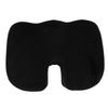 Office Chair Cushions Polyester Black Non Slip Bottom Comfortable Chair Pad for Computer Desk Wheelchair Driving