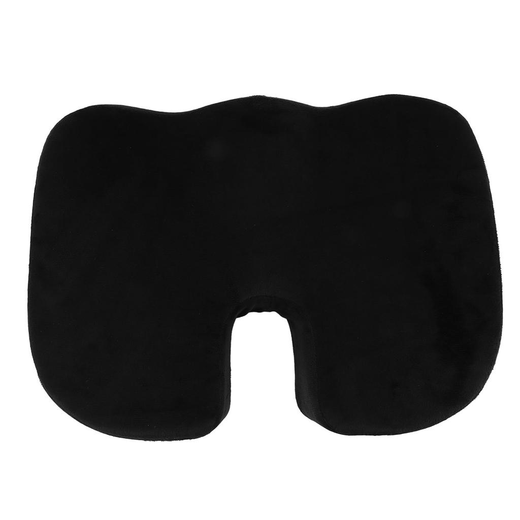 Office Chair Cushions Polyester Black Non Slip Bottom Comfortable Chair Pad for Computer Desk Wheelchair Driving