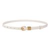 New 2026 Women Belt Fashion Skinny Thin Belts with Metal Buckle Ladies Vintage Waistband for Dress Jeans