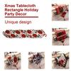 Weihnachts-Tischläufer 180cm Besticktes Weihnachts-Dekotuch Festliche Abdeckung