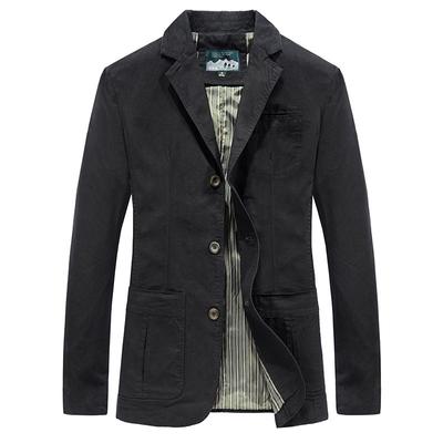 Spring and Autumn New Suit Men's Cotton Casual Suit Large Size Small Blazer Jacket