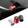 4Pcs Toyota Logo Aluminum Tire Stem Valve Caps Car Tire Wheel Stem Air Valve Caps for sticker Car Motorcycle Bike
