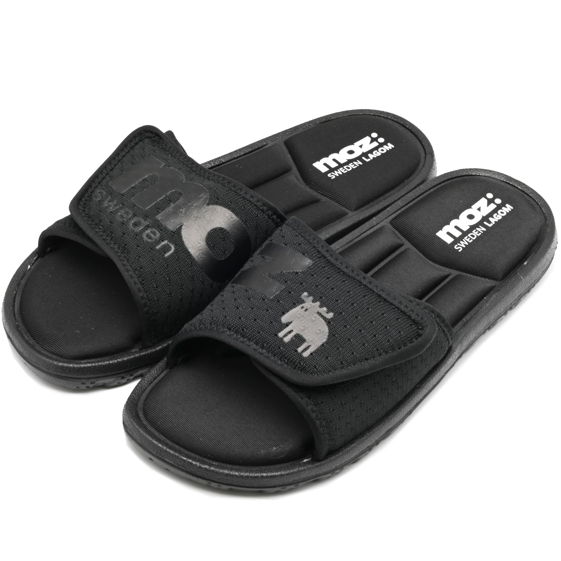 

Mozu Shower Soft and Relaxing Knit Upper for Memory Foam Cushion Velcro 2821A Sandals, Men, Lightweight, Shock-Absorbing, Top, Adjustable,