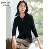 Women's Round Neck Split Knit Sweater