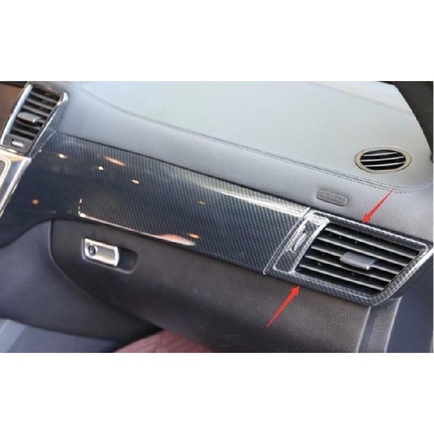Air Outlet Vent Cover For Benz GL ML 2012-2015 Carbon Fiber ABS Car Console L&R