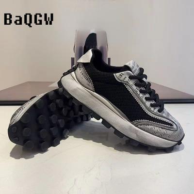 Chunky Sneaker Men Designer Cover Bottom Board Shoes Fashion Letter Casual Mesh Breathable Increased Internal Platform Shoes