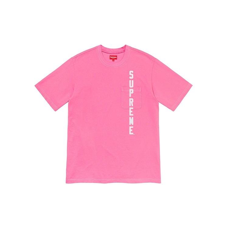 Supreme Contrast Stitch Pocket Tee Unisex SUP-SS20-527