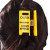 Overstimulated Caution Sign Hair Claw Clip,Yellow Caution Hair Clip,Do Not Approach Sign Hair Claws Hair Clips,Funny Gag Gift Fo