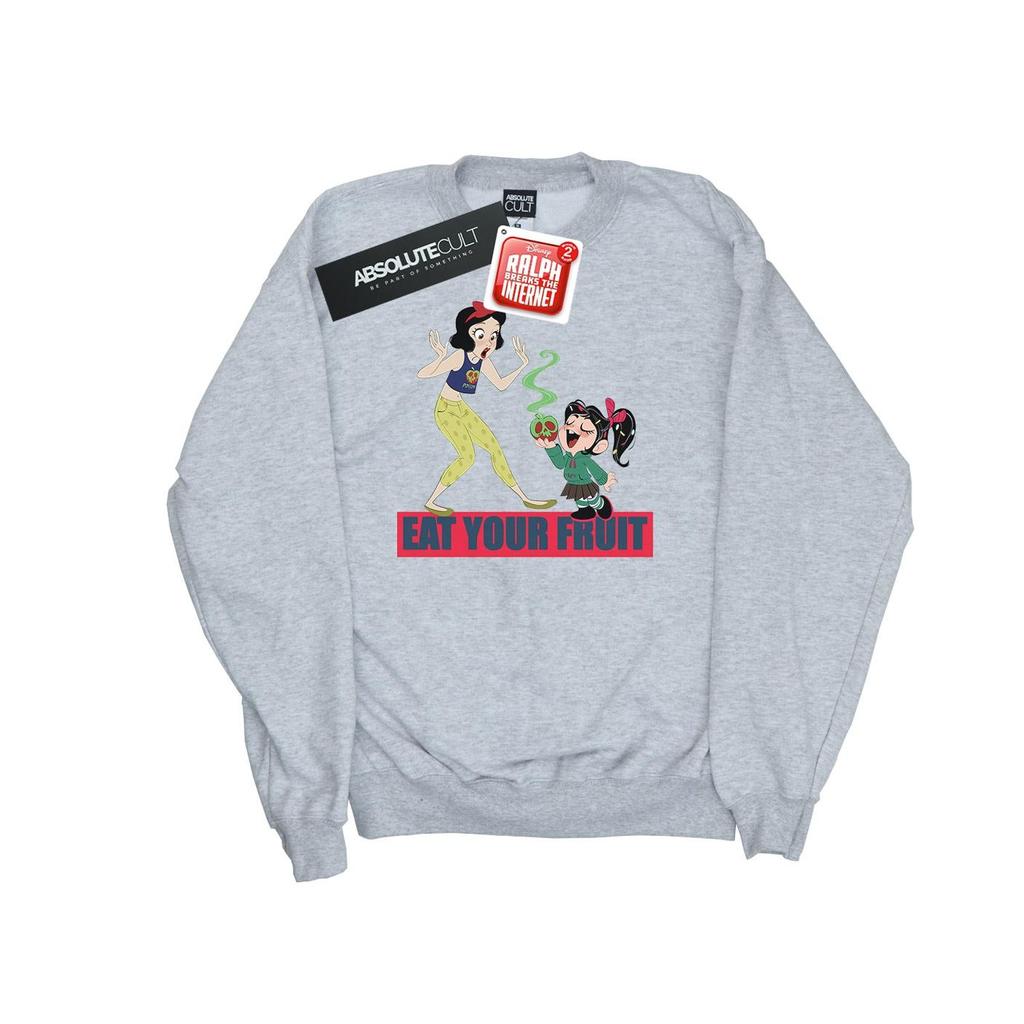 Disney Mens Wreck It Ralph Eat Your Fruit Sweatshirt