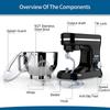 Professional Stand Electric Mixer 1000W High Speed Food Processor Multifunctional Kitchen Desktop Egg Whisk Blender