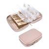 Portable Jewelry Storage Case with Clear Pockets Pages for Travel and Daily Use Jewelry Storage Book Binder Organizers