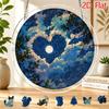2D Flat, 2D Flat Acrylic Sun Catcher, Heart Cloud Moon Themed Sun Catcher, Home and Garden Decor, Gift for Christmas, Thanksgiving, Anniversaries, Bir