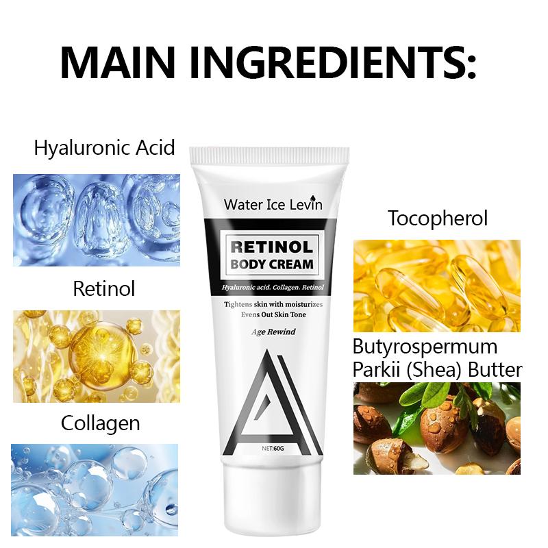 Retinol Body Lotion Firming Moisturizer Wrinkle Cream Boosts Skin Firmness For Face, Body, Dry Skin Improves Elasticity
