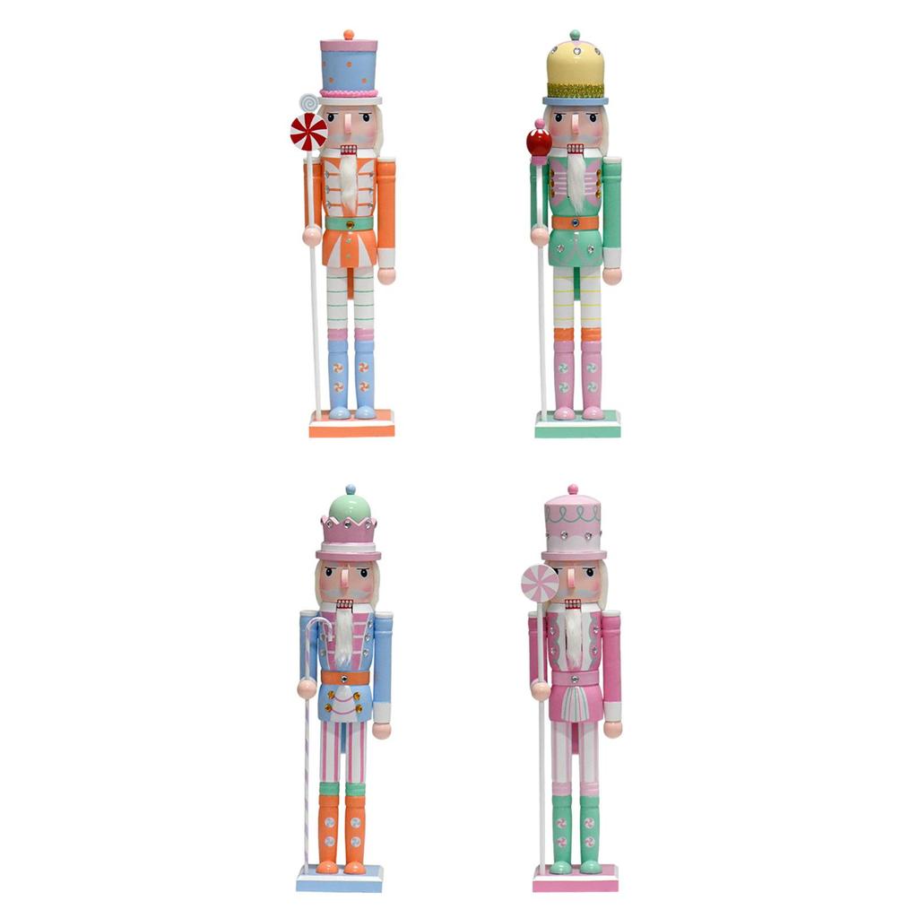 Nussknacker Figur Weihnachten Nussknacker Figur Tischmittelstück Weihnachtsdekoration Holz Nussknacker für Geburtstag Zuhause Weihnachten