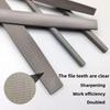 5Pcs 6 Inch Industrial Steel Files Set Flat/Round/Half Round/Triangle/Square For Metalworking Woodworking Steel Rasp File Flat