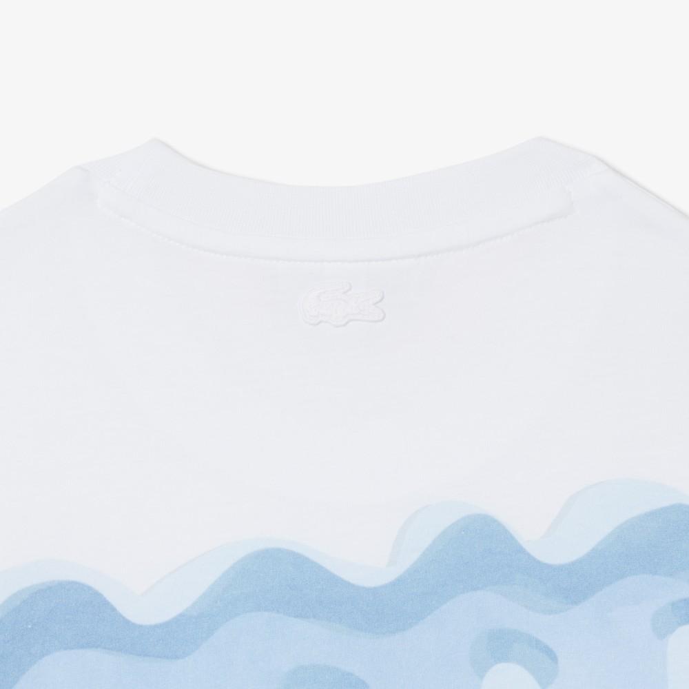 Lacoste Men's All-Over Crocodile Graphic Short-Sleeve T-Shirt TH1997-56G001