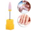 5 Types Ceramic Cylinder Shape Grinding Head Nail Drill Bit for Nail  Polishing Manicure Tools
