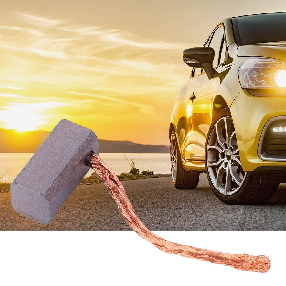 100pcs Car Electronic Fan Motor for /24V J435A Carbon Brush Replacement Parts Low Noise