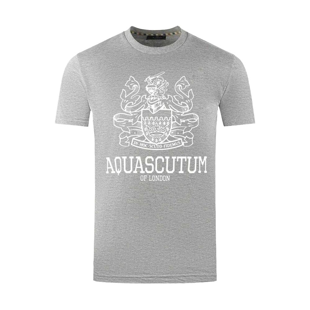Aquascutum Mens London Aldis Bold Logo T-Shirt