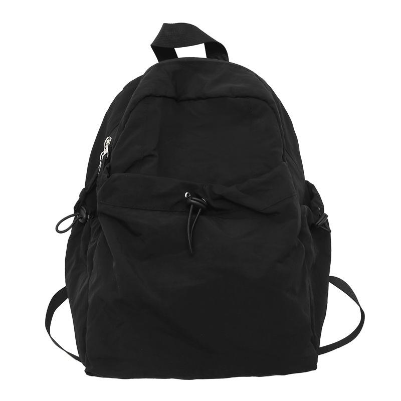 Нейлоновый рюкзак для школьников чёрный