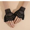 3D Lace Design Detachable Arm Sleeve Fingerless Hand Sleeve for Stylish Outfits Cosplay Event Daily Fashion Wear Comfort