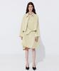 WNDERKAMMER Shirring Back Line Layered Dress_Olive