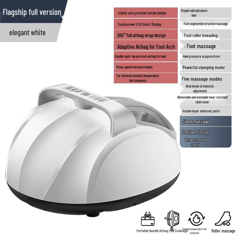 Electric Foot & Leg Massager with Heating Airbag Wrap
