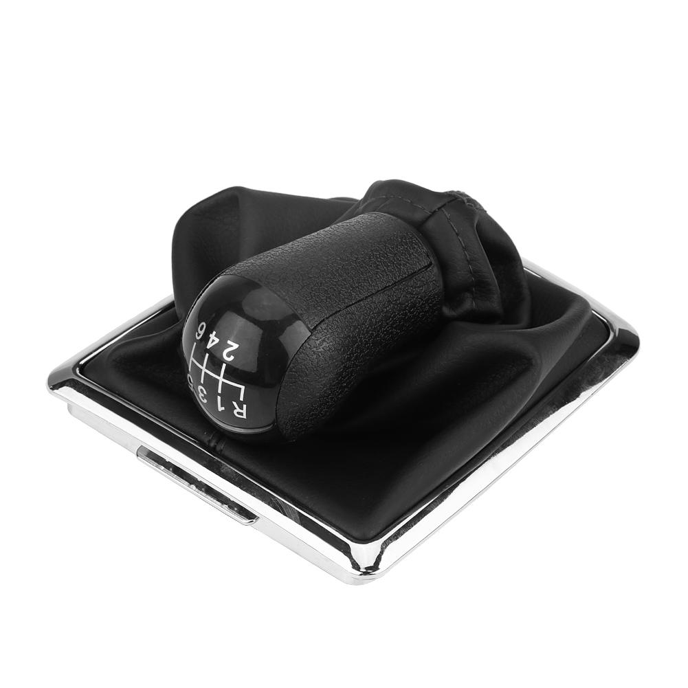 6 Speed Gear Stick Shift Knob   Gaiter Boot Cover for Ford Focus MK2 2004 2008