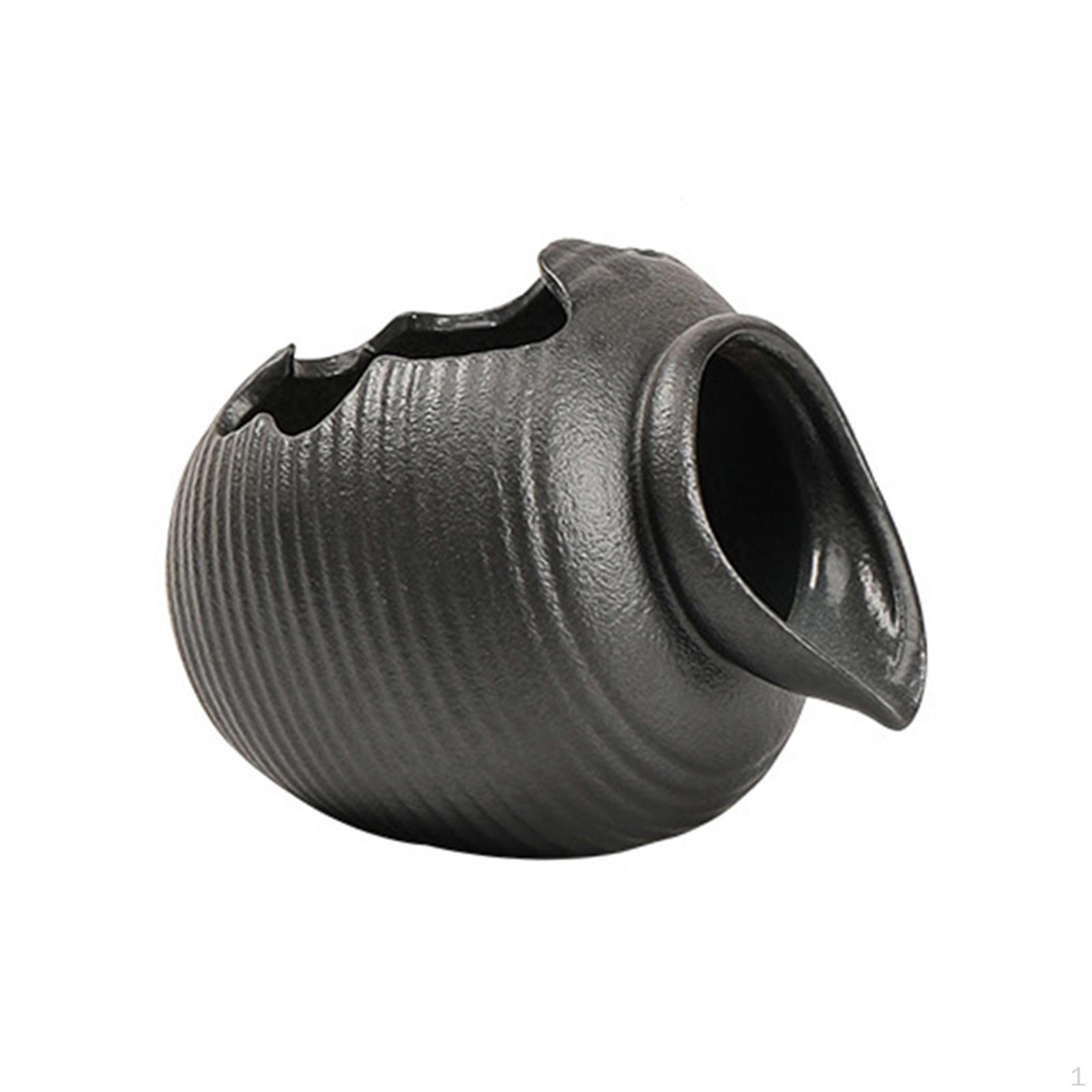 Ceramic Circulating Fountain Jar Flowing Water Ornament for Balconies Courtyard Multipurpose