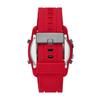 Diesel Men's Master Chief Stainless Steel Quartz Watch, Red Digital, One Size, Master Chief