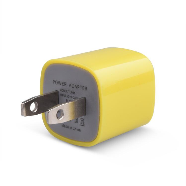 Mini Single-port USB Small Square Third-generation US-regulated Charger Digital Products Mobile Phone Charging Head Fast Charging