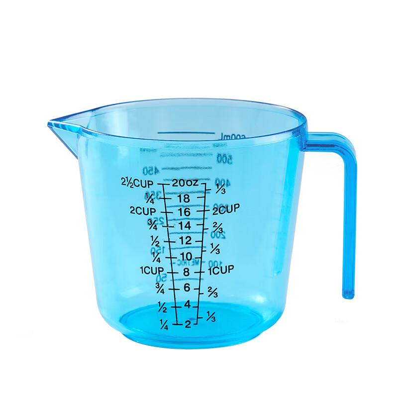 Transparent Plastic Measuring Cup with Scale