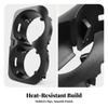 Center Console Cup Holder Easy Installation Twin Insert Convenient