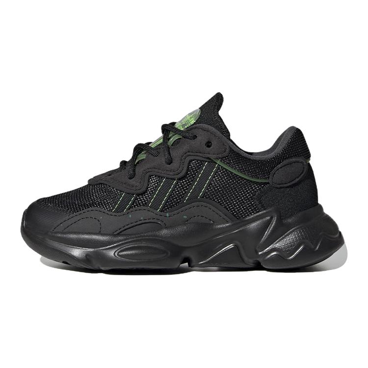 Adidas Ozweego J  Black Solar Green  HR0238 30