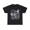 Vintage Style T Shirt Wizard Warlock Lightning Fantasy Mythical Art Tee Skull