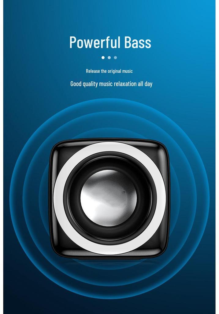 USB Wired Portable Mini Speaker for Desktop and Laptop