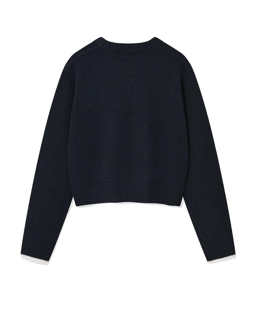 WACKY WILLY Women'S Big Lily Graphic Pullover Dark Navy